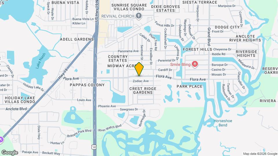 4836 Flora Ave Map and Location Details