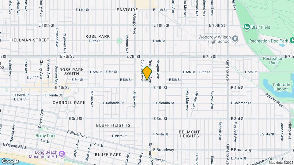 425 Redondo Ave Map and Location Details