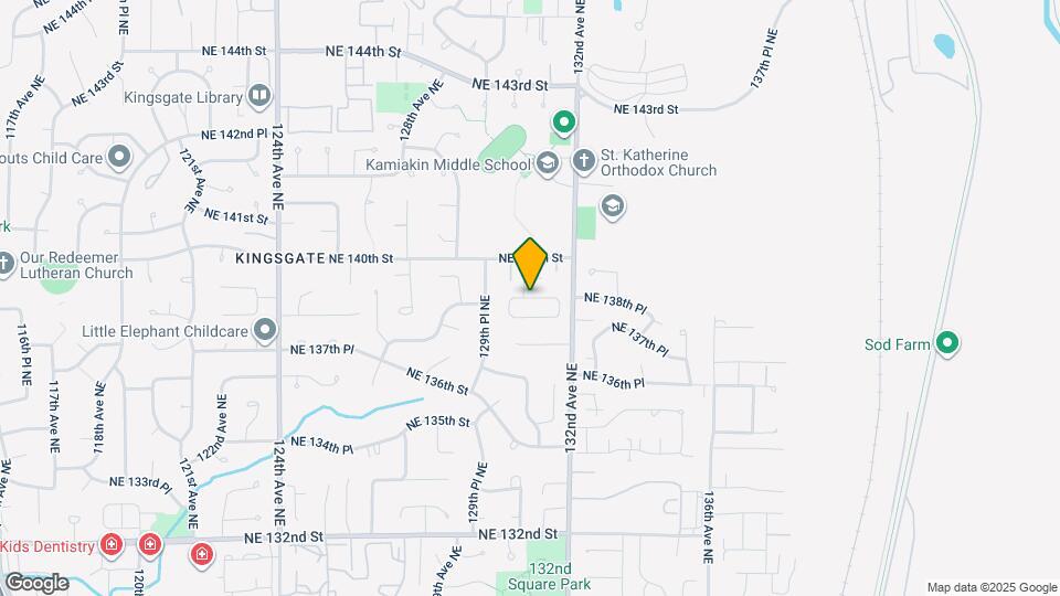 13106 NE 139th St Map and Location Details