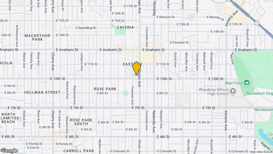 3121 E 10th St Map and Location Details