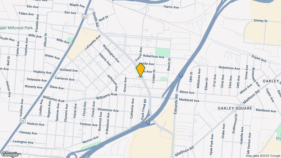 2540 Marsh Ave, Unit Apartment #1 Map and Location Details