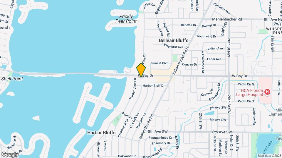 2944 W Bay Dr Map and Location Details