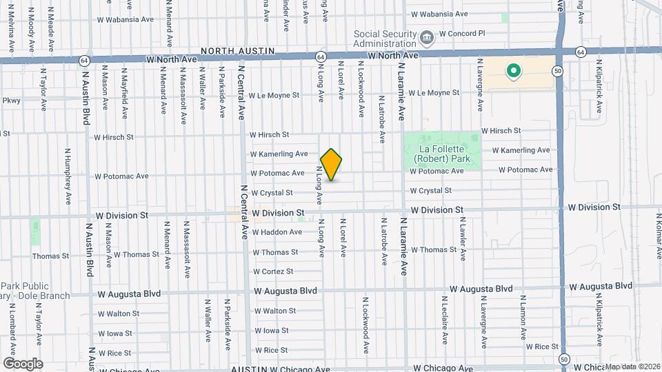 5350 W Crystal St, Unit 2 Map and Location Details