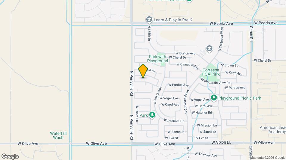 18618 W Mountain View Rd Map and Location Details