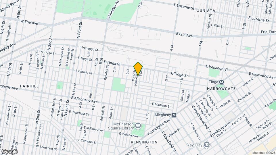 3417 Hartville St Map and Location Details