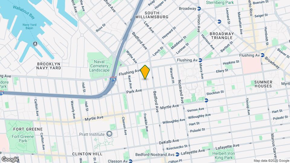 38 Skillman St Map and Location Details