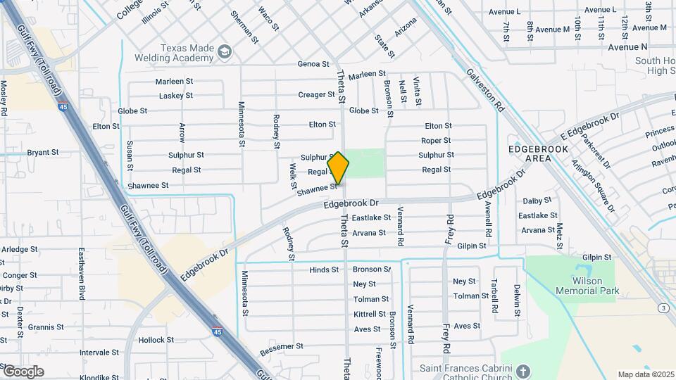 806 Shawnee St Map and Location Details