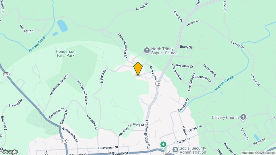 Toccoa Pines Apartments Map and Location Details