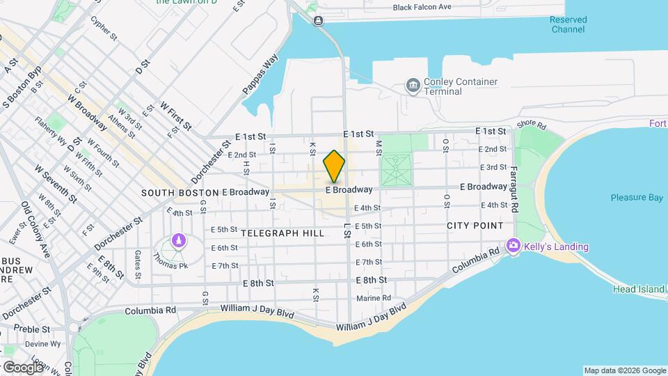 730 E Broadway Map and Location Details