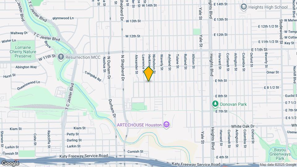 902 W 9th St Map and Location Details