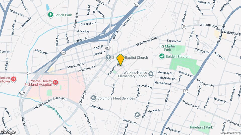 3415 Piedmont Ave, Unit B Map and Location Details