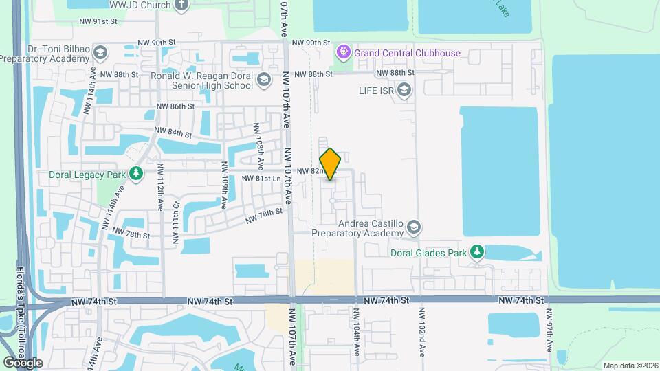 10547 NW 81st St Mapa y Detalles de la Ubicación