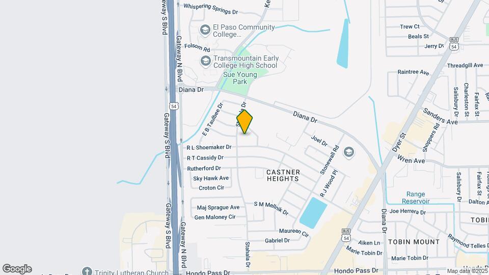 9401 R W Hoyt Way, Unit SFRFullyFurnished Map and Location Details