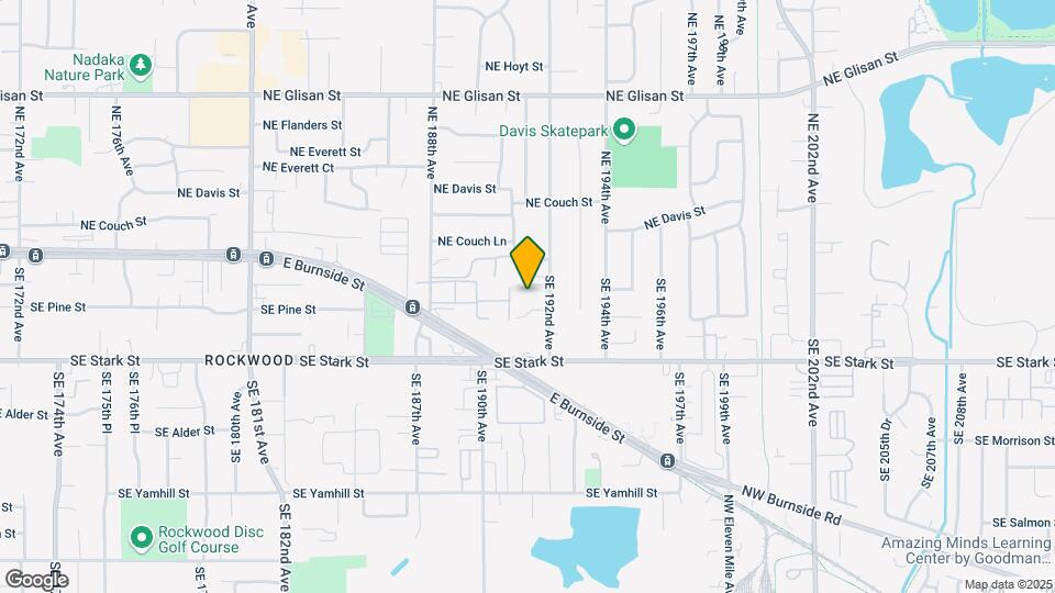 213 SE 192nd Ave Map and Location Details