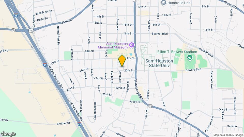 1306 20th St Map and Location Details