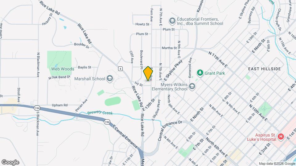 1325 Fern Ave Map and Location Details