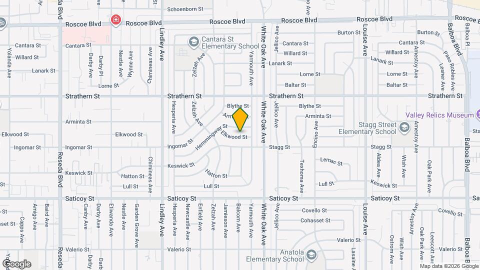 17757 Elkwood St Map and Location Details