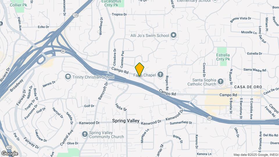 9315 Campo Rd Mapa y Detalles de la Ubicación