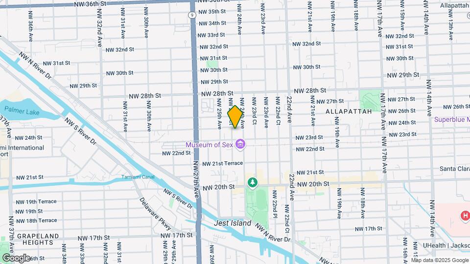 2315 NW 24th Ct Map and Location Details