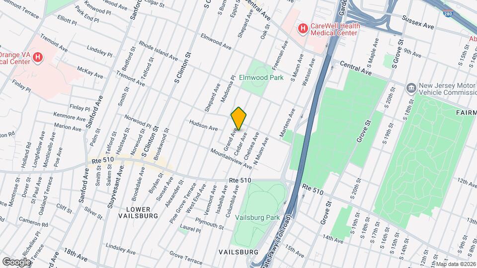 100-102 Grand Ave Map and Location Details