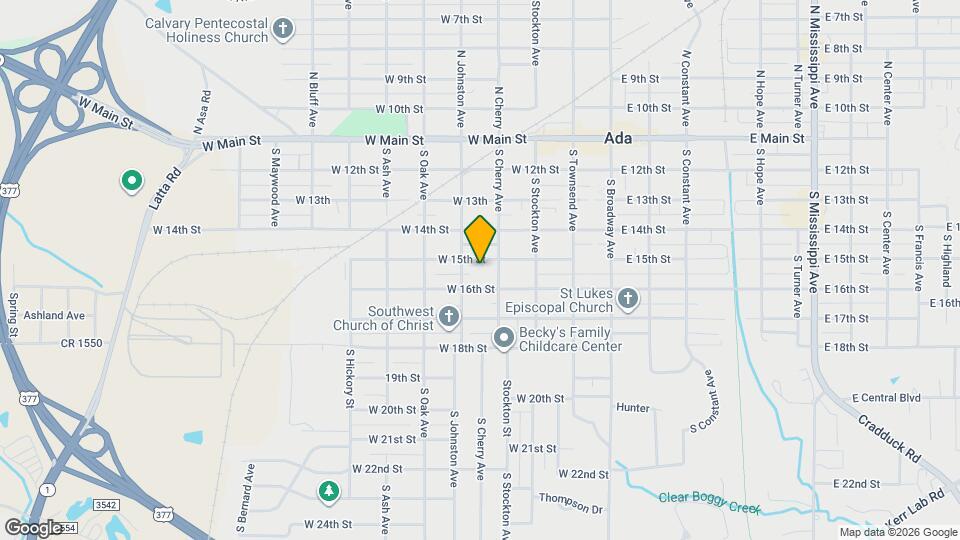 413 W 15th St Map and Location Details