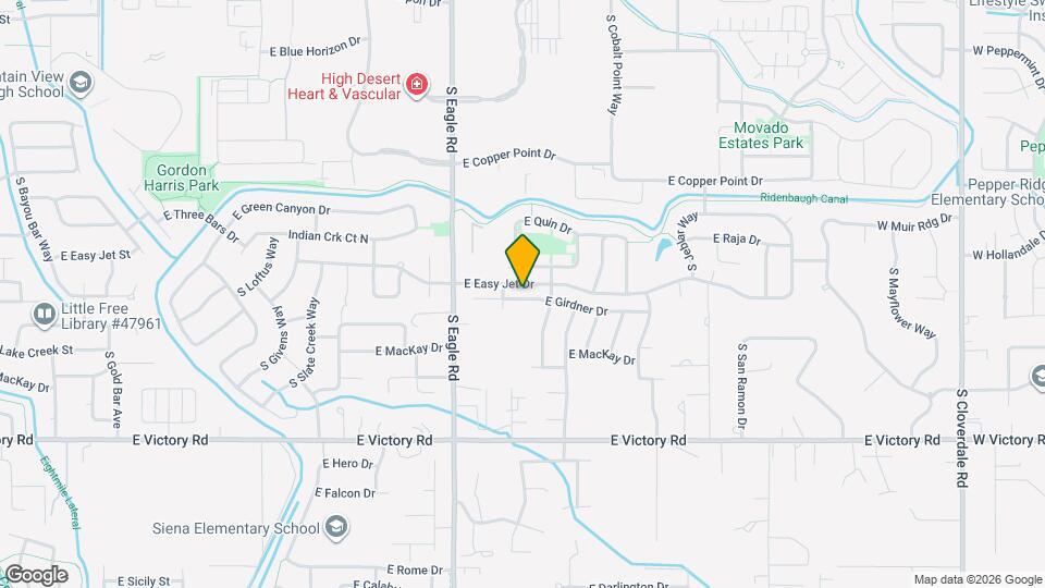 3406 E Girdner Dr Map and Location Details