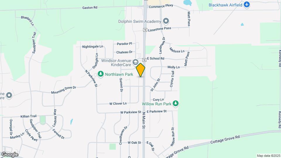 910 N Clover Ln Map and Location Details