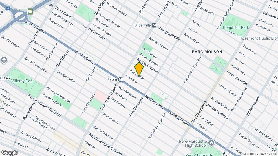 7026 Chabot Rue Map and Location Details