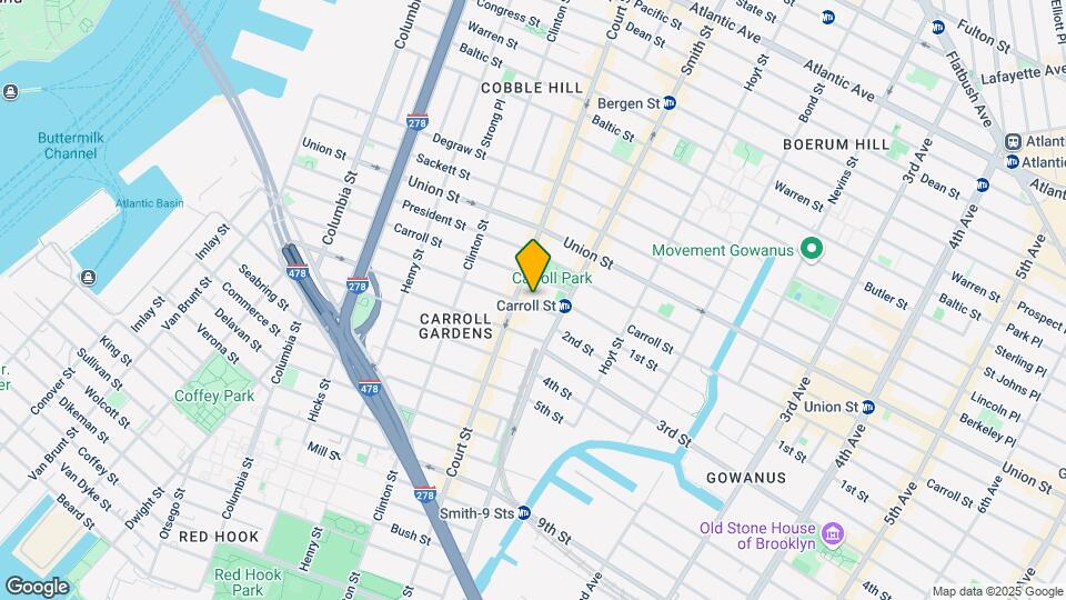 117 1st Pl Map and Location Details