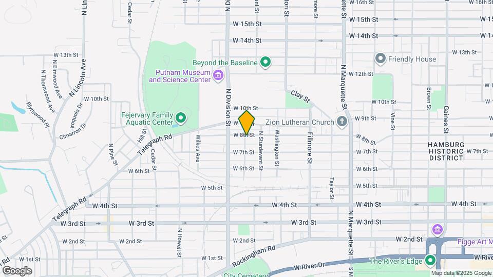 1627-1629 W 8th St Map and Location Details