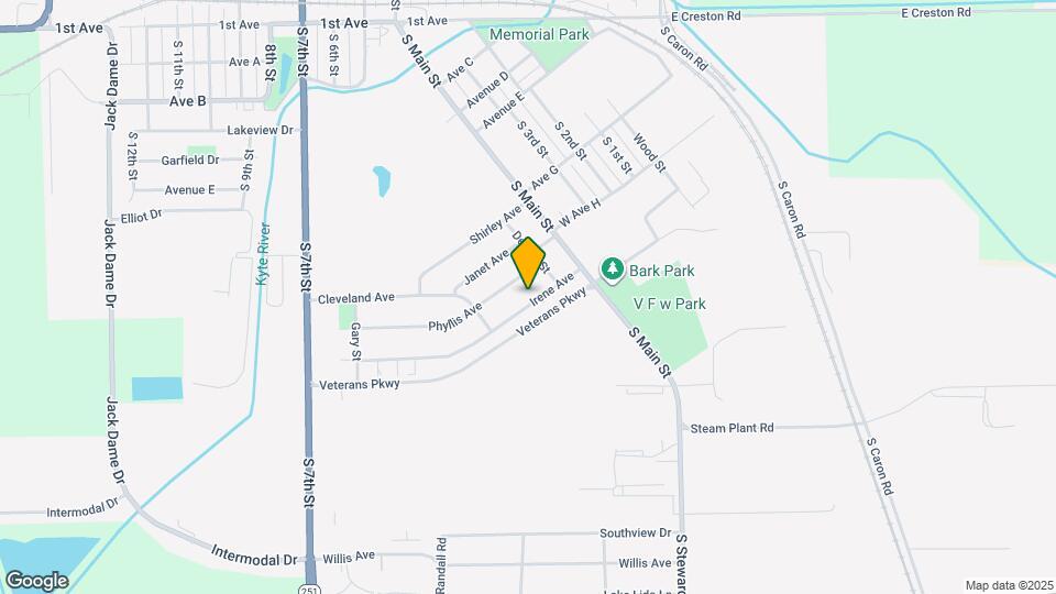 215 Irene Ave Mapa y Detalles de la Ubicación