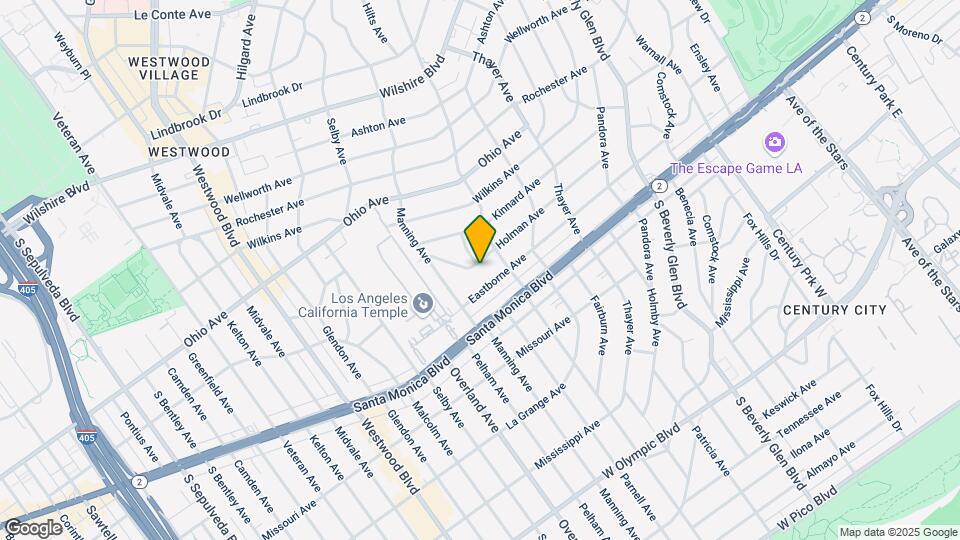 10630 Holman Ave Map and Location Details
