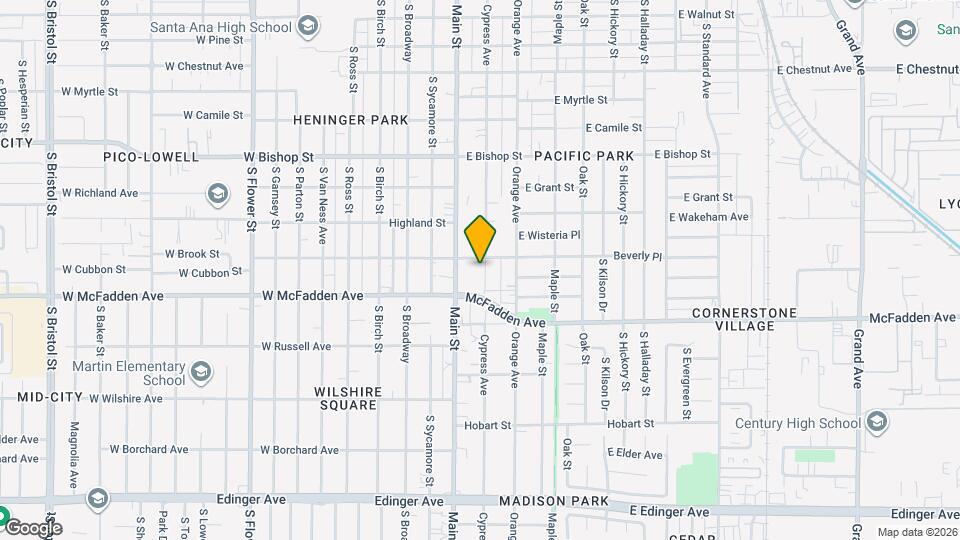 1010 Cypress Ave, Unit 1010 Map and Location Details