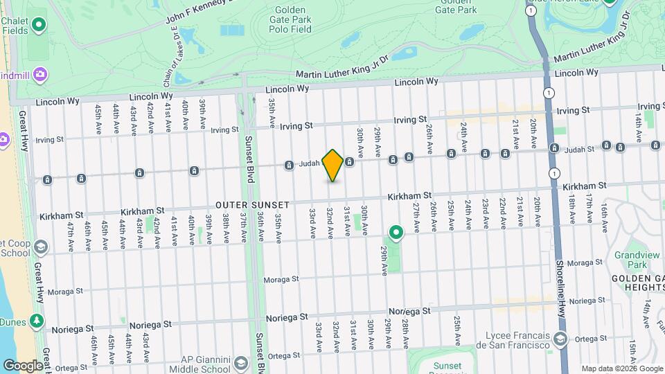 1462 32nd Ave Map and Location Details