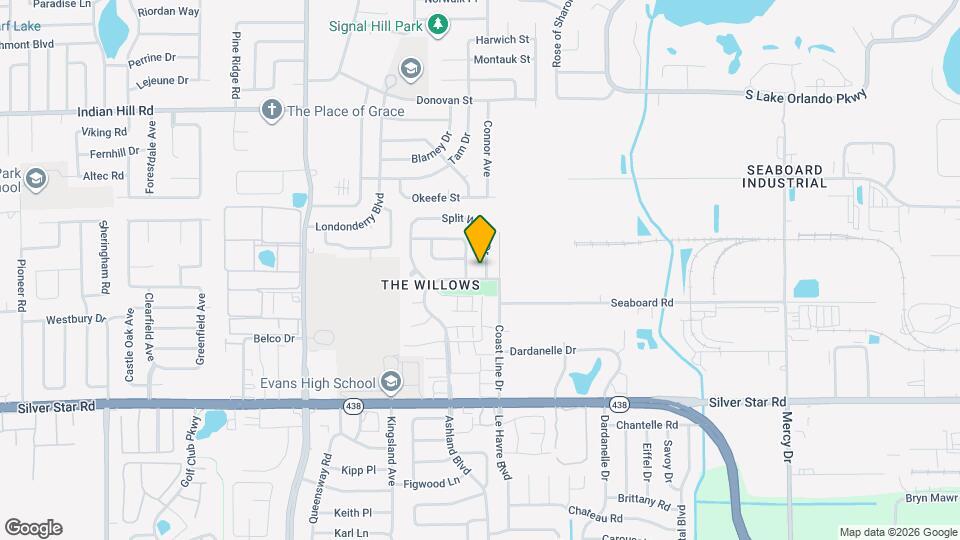 3102 Split Willow Dr Mapa y Detalles de la Ubicación