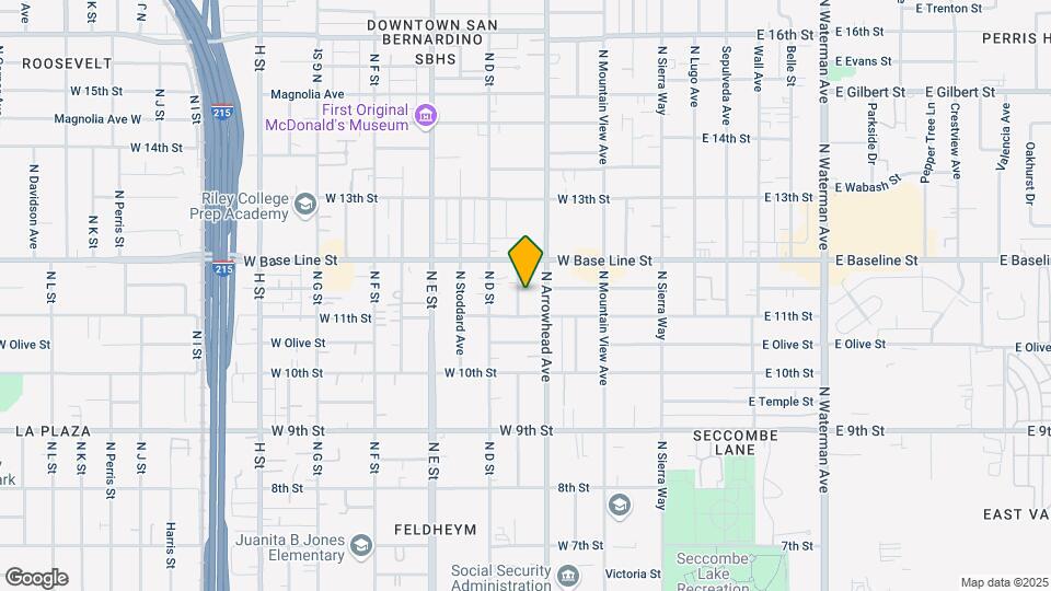 1137-1139 N Mayfield Ave Map and Location Details