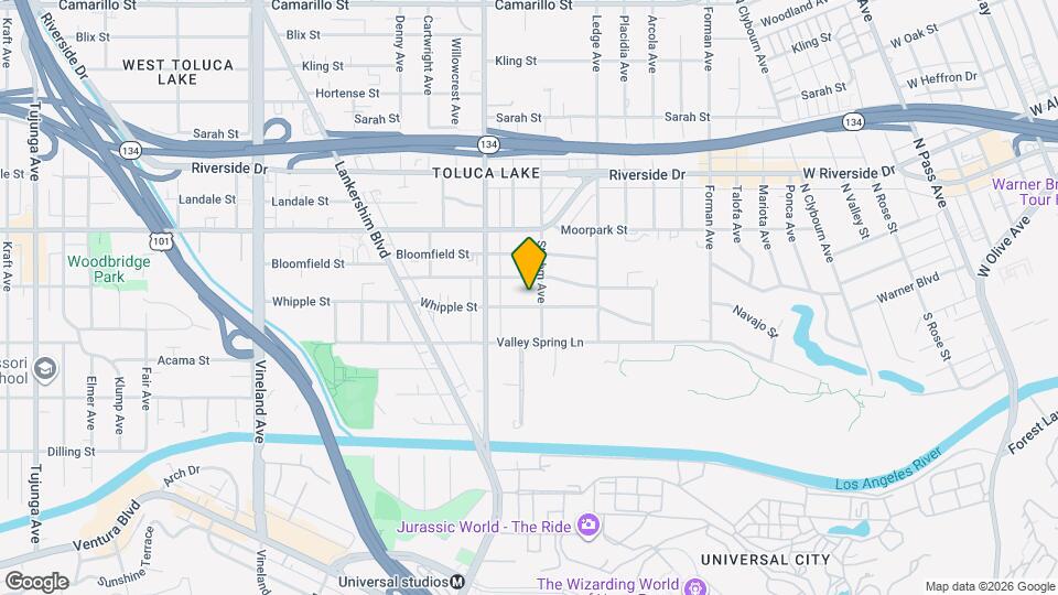 10515 Whipple St Map and Location Details