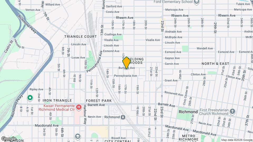 1745 Wood Pl Mapa y Detalles de la Ubicación