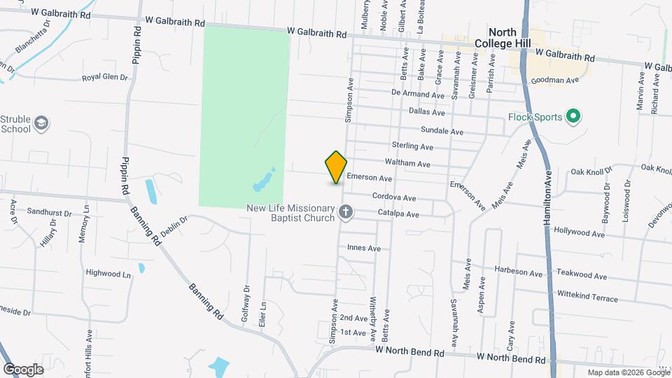 6501 Simpson Ave Map and Location Details