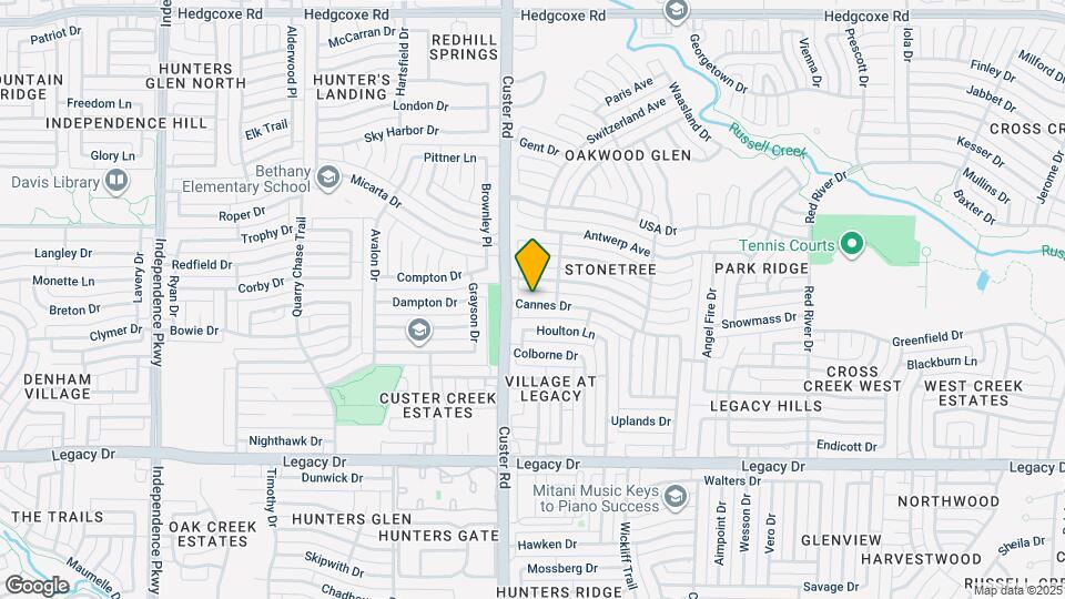 2113 Cannes Dr Map and Location Details