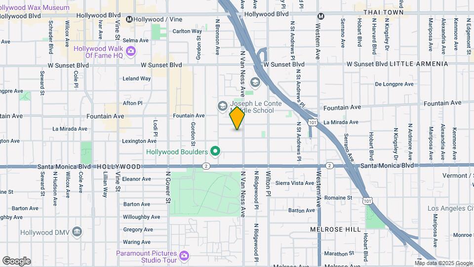 5813 Lexington Ave Mapa y Detalles de la Ubicación