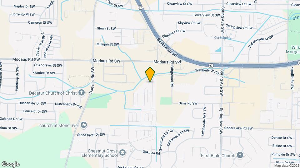 2817 Wimberly Dr SW Mapa y Detalles de la Ubicación