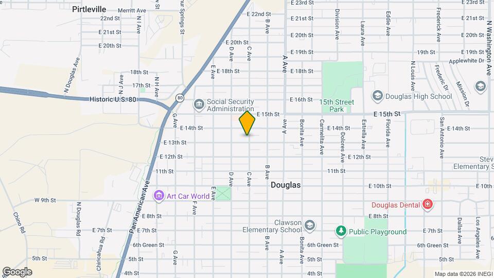 860 E 13th St Mapa y Detalles de la Ubicación