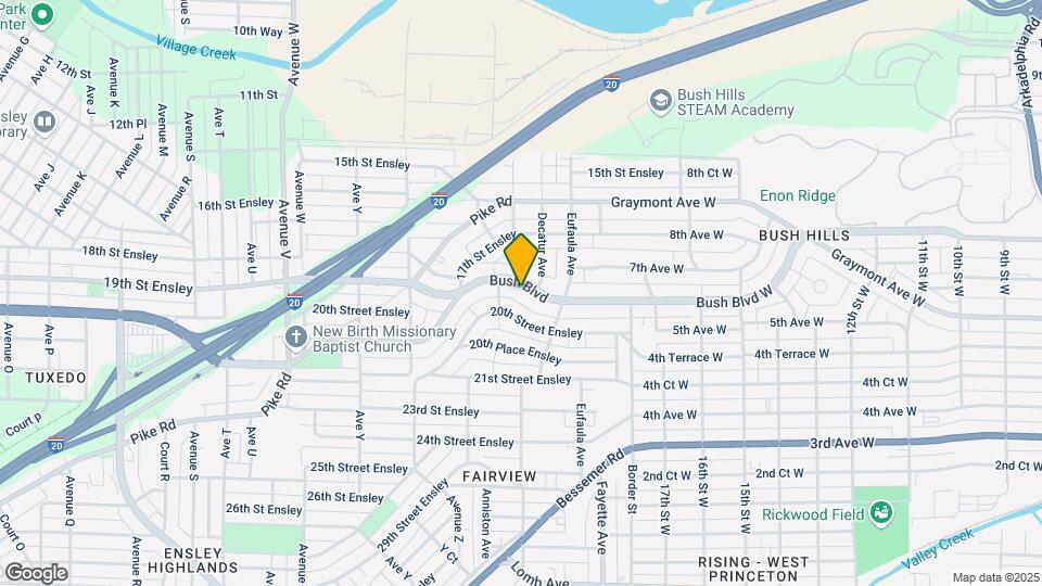 2717 Bush Blvd Map and Location Details