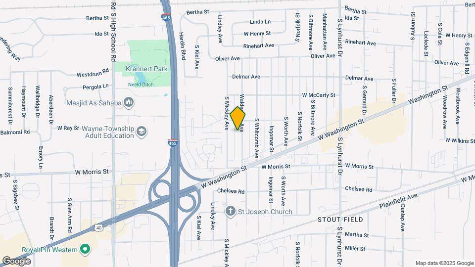 1020 Waldemere Ave Map and Location Details