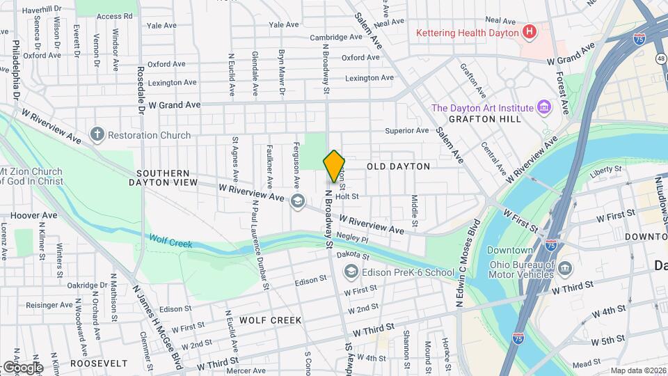 710 N Broadway St Map and Location Details