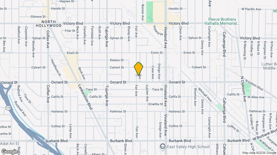 6016 Fair Ave Map and Location Details