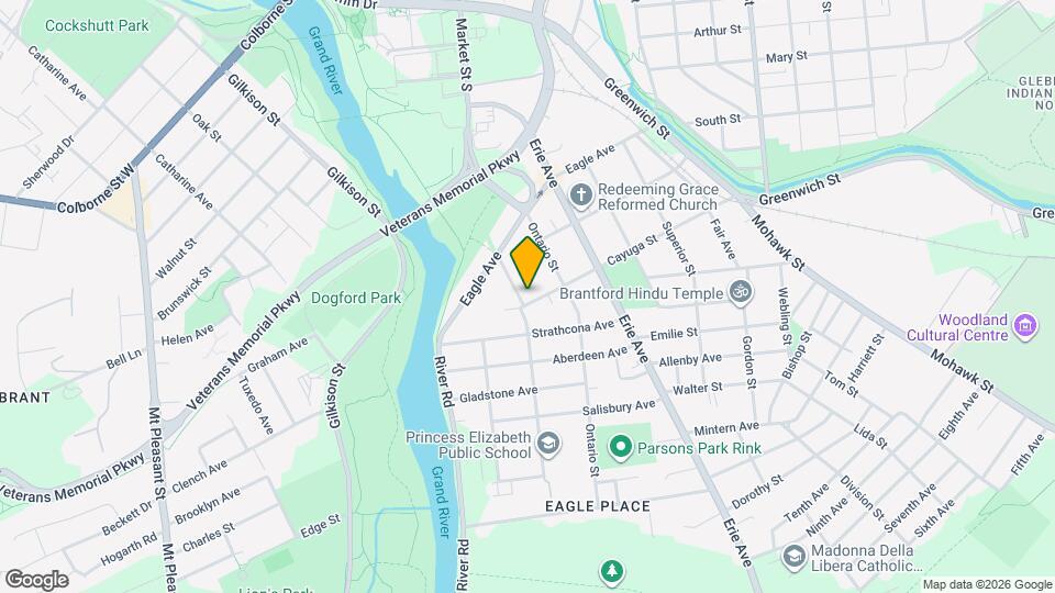 128 Cayuga St Map and Location Details