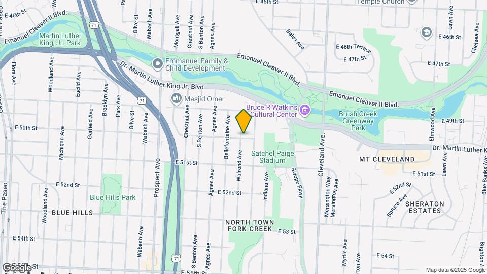 4945 Walrond Ave Map and Location Details