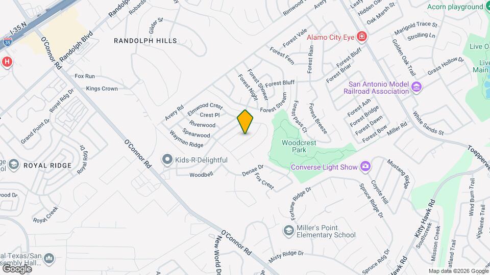 7041 Hayes Horizon Map and Location Details